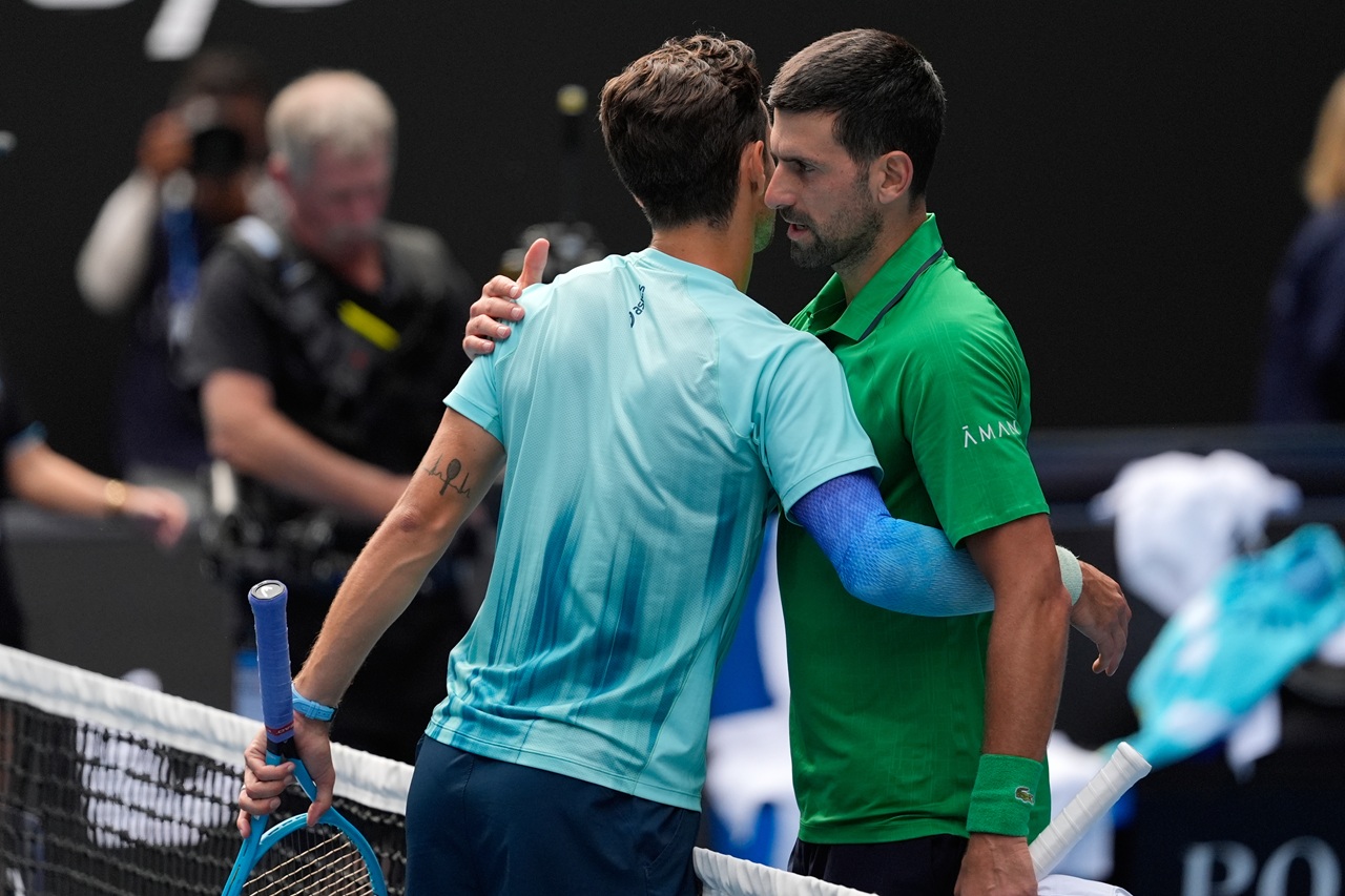 Lorenzo Musetti, Novak Djokovič