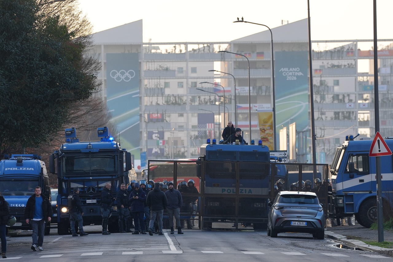 protest v Miláne