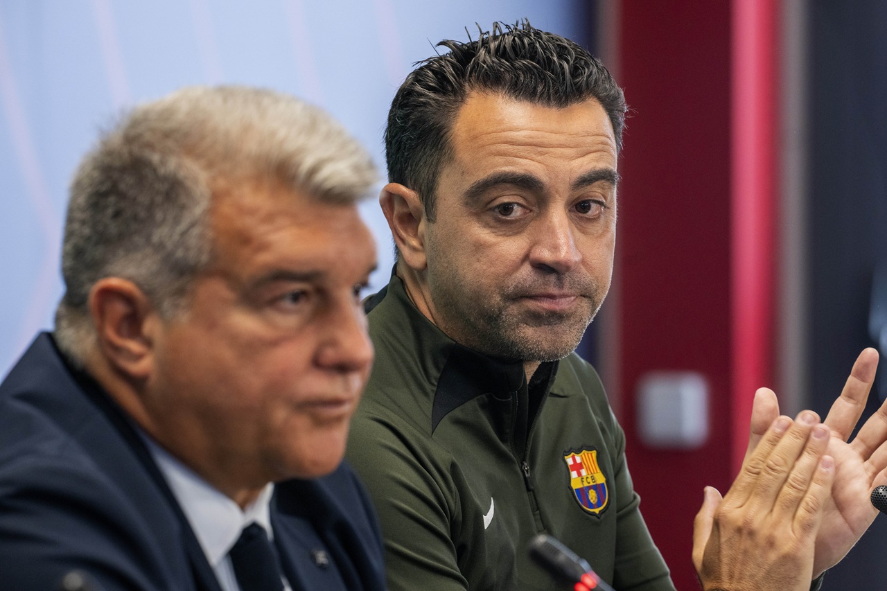 Xavi, Joan Laporta