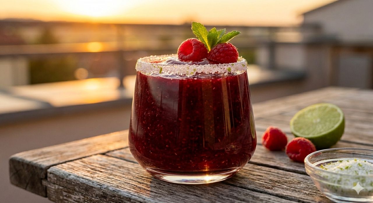 malinový drink